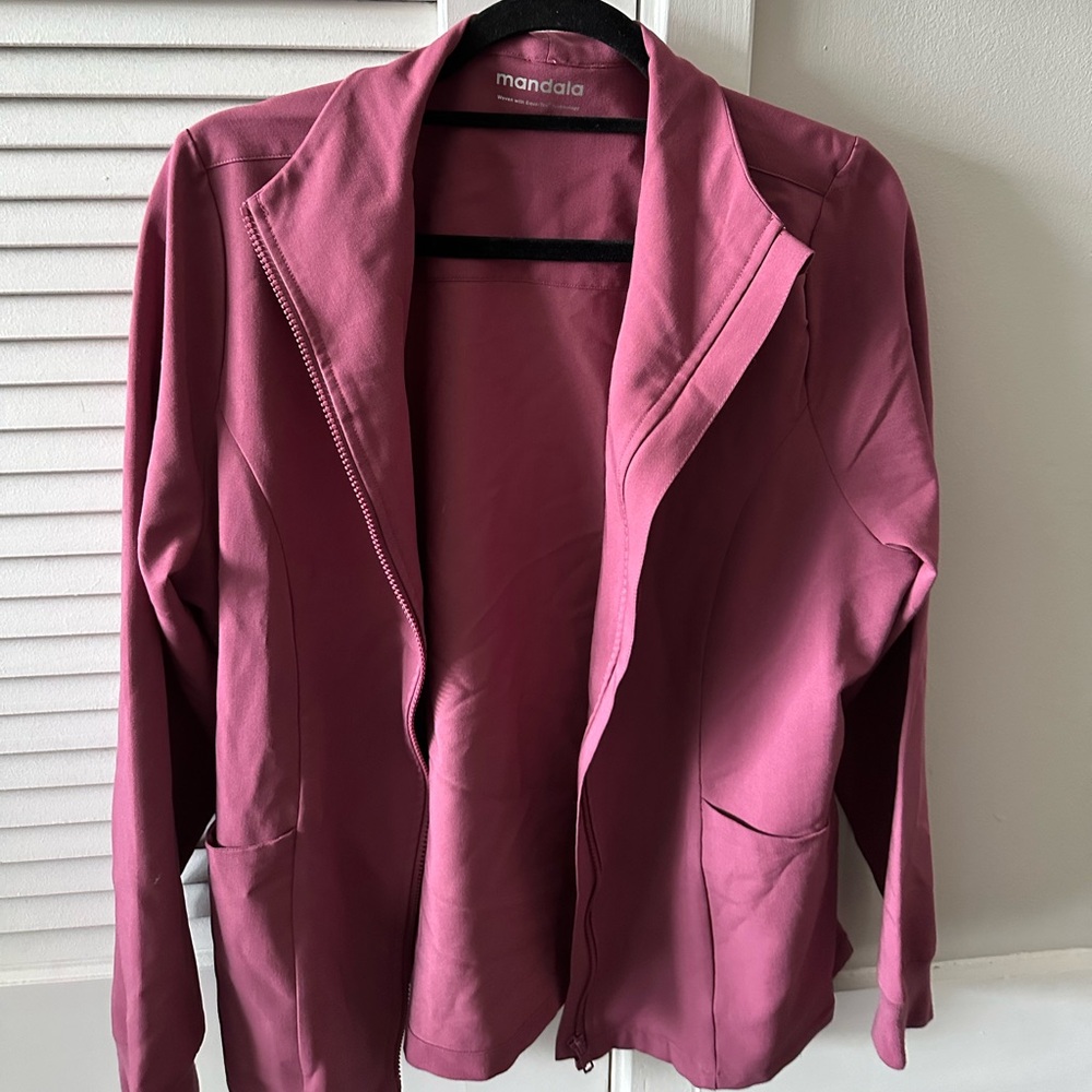 Mandala Pink Scub Jacket